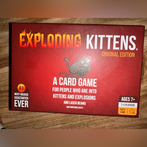Exploding Kittens Card Game - Picture 1 of 3
